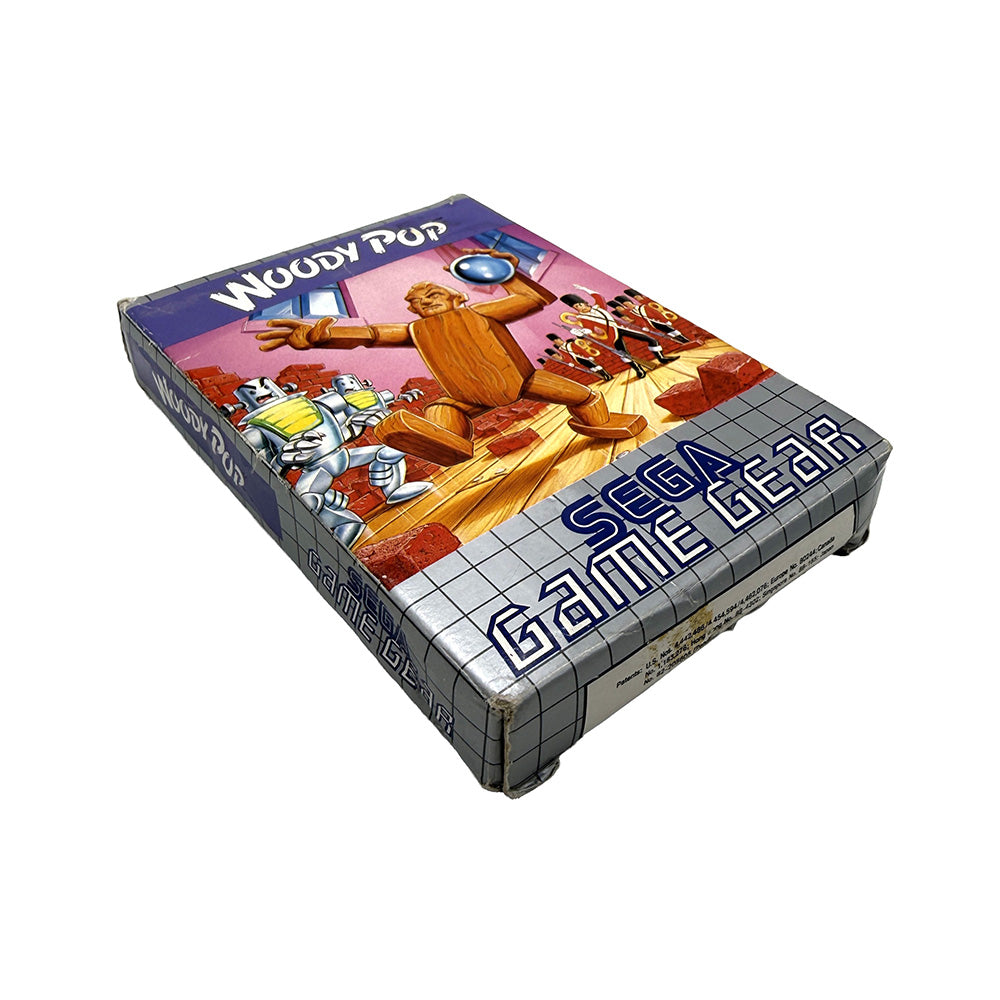 Boite et notices Woody Pop Sega Game Gear