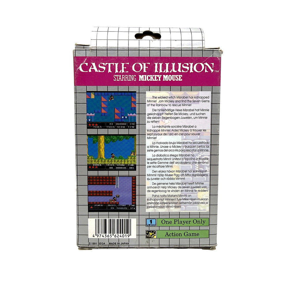 Castle of Illusion Starring Mickey Mouse Sega Game Gear