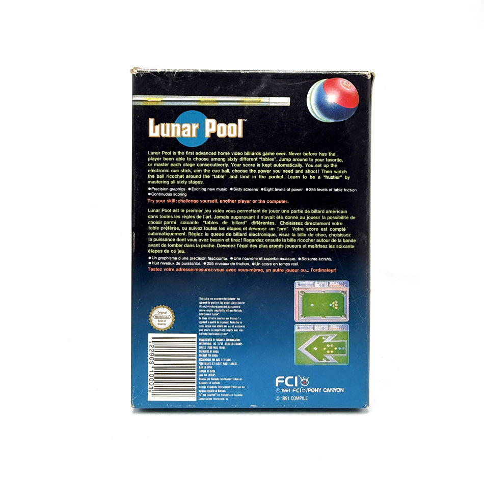 Lunar Pool Nintendo NES