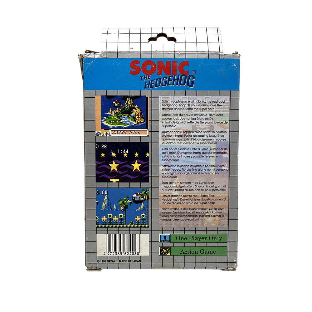 Sonic the Hedgehog Sega Game Gear