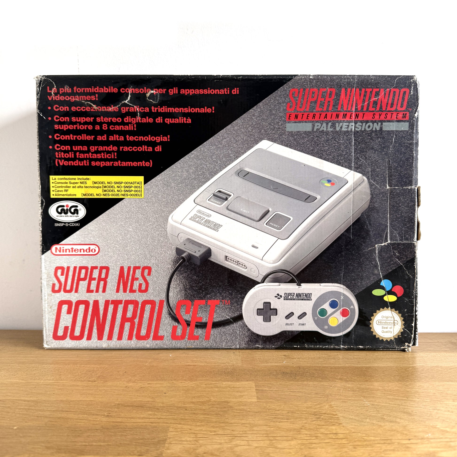 Boite vide Console Super Nintendo (ITA)