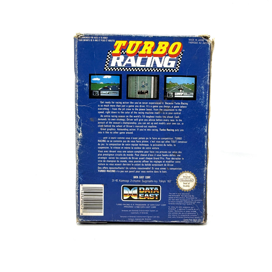 Nes Racing Axon Turbo Racing Nintendo NES – Retromania