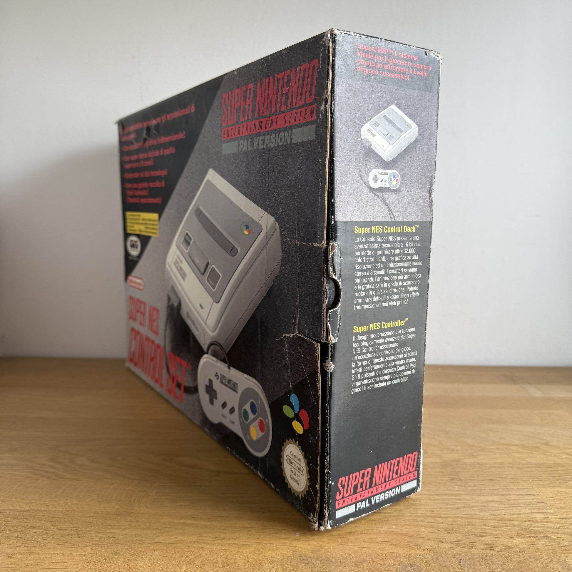 Boite vide Console Super Nintendo (ITA)