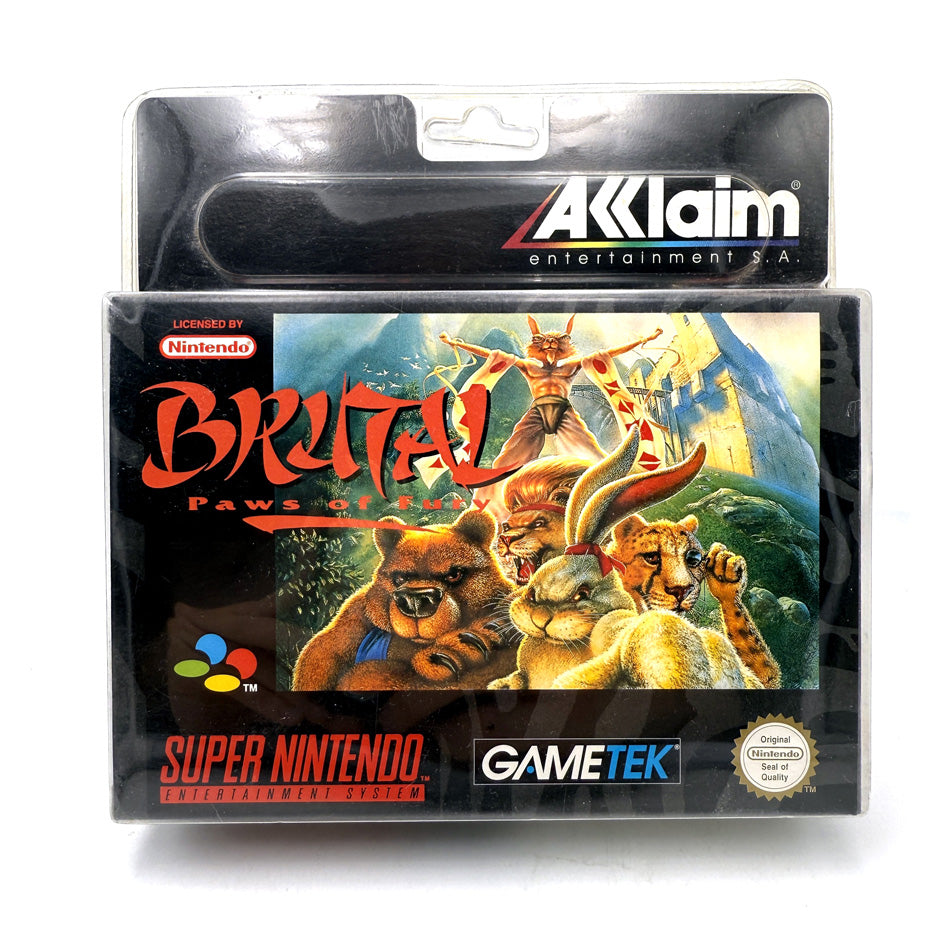 Brutal Paws Of Fury Super Nintendo (Neuf sous blister) - RARE !!!