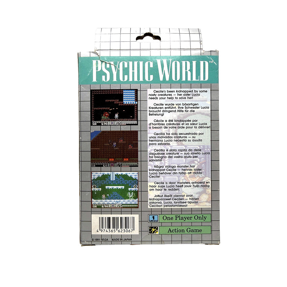 Psychic World Sega Game Gear