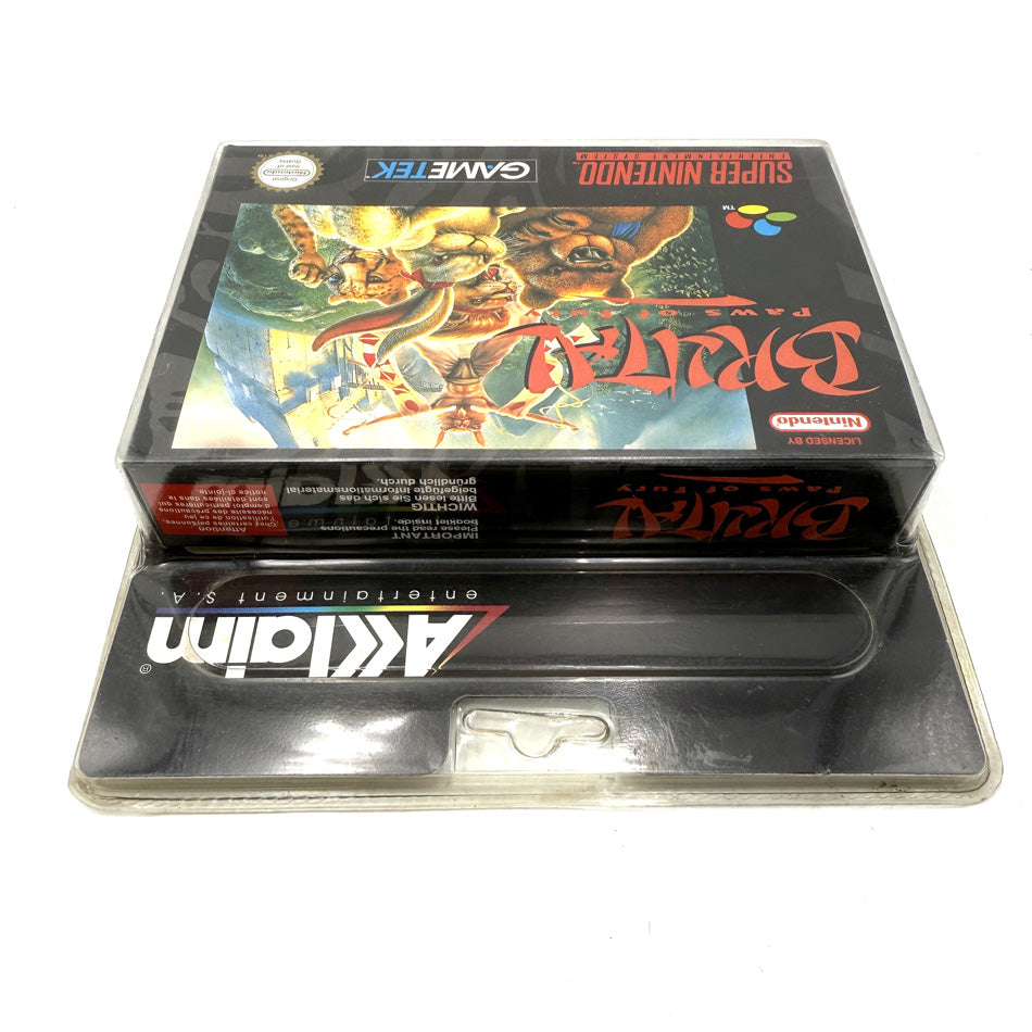 Brutal Paws Of Fury Super Nintendo (Neuf sous blister) - RARE !!!