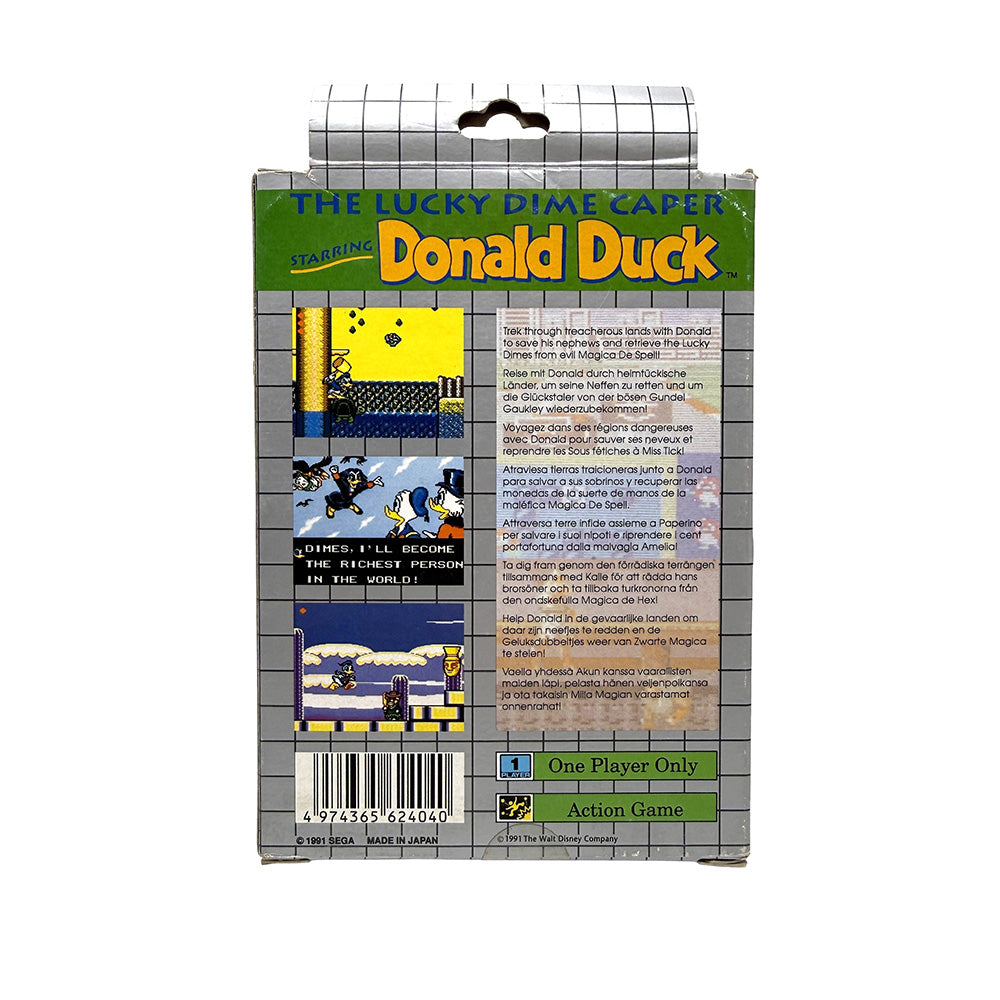 The Lucky Dime Caper Starring Donald Duck Sega Game Gear