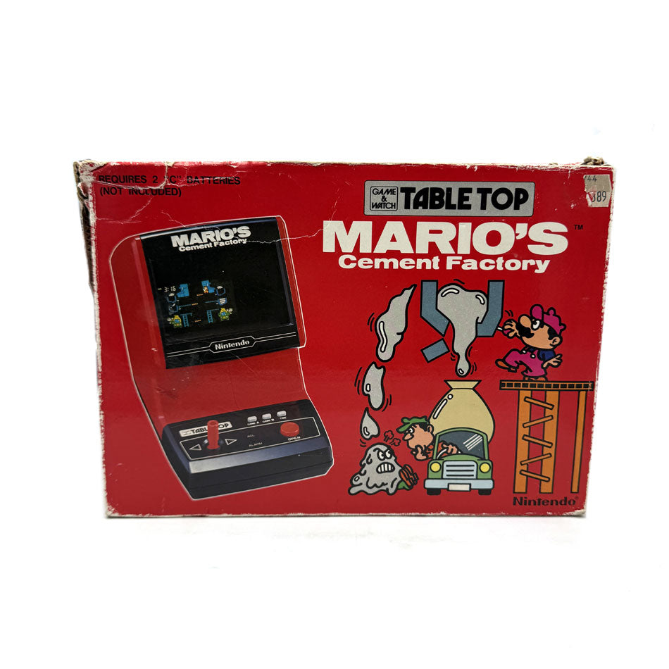 Mario's Cement Factory Nintendo Game & Watch Table Top