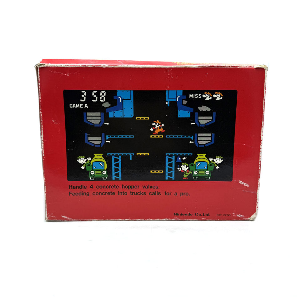 Mario's Cement Factory Nintendo Game & Watch Table Top