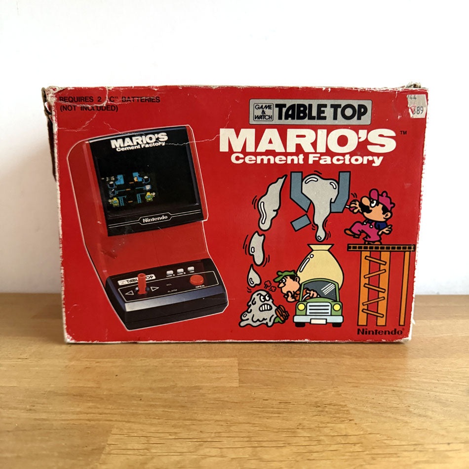 Mario's Cement Factory Nintendo Game & Watch Table Top