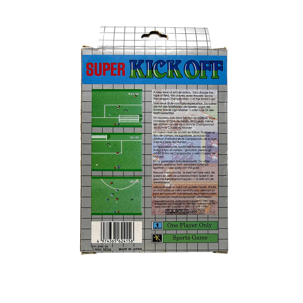 Super Kick Off Sega Game Gear
