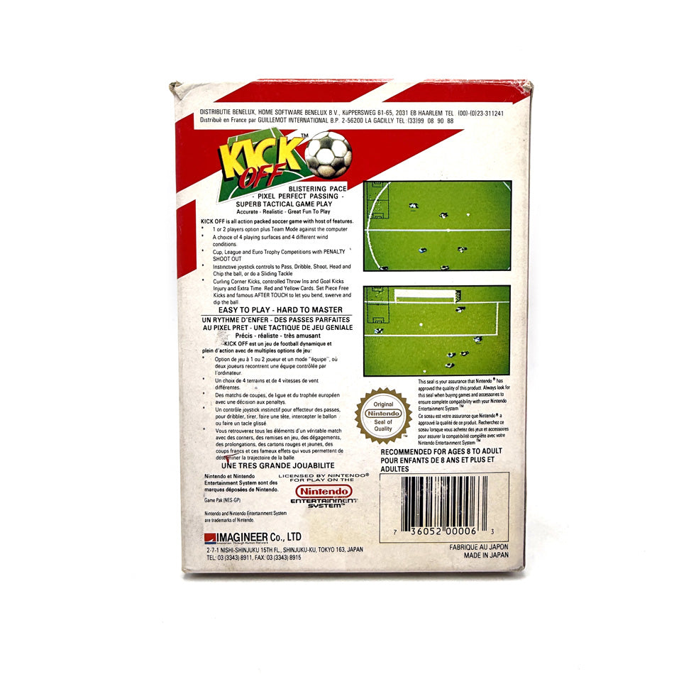 Kick Off Nintendo NES