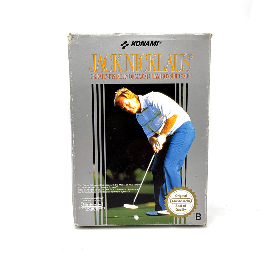 Jack Nicklaus Greatest 18 Holes of Major Championship Golf Nintendo NES