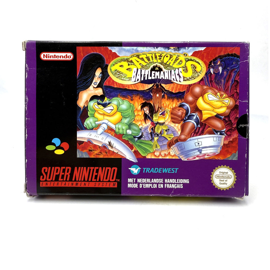 Battletoads In Battlemaniacs Super Nintendo