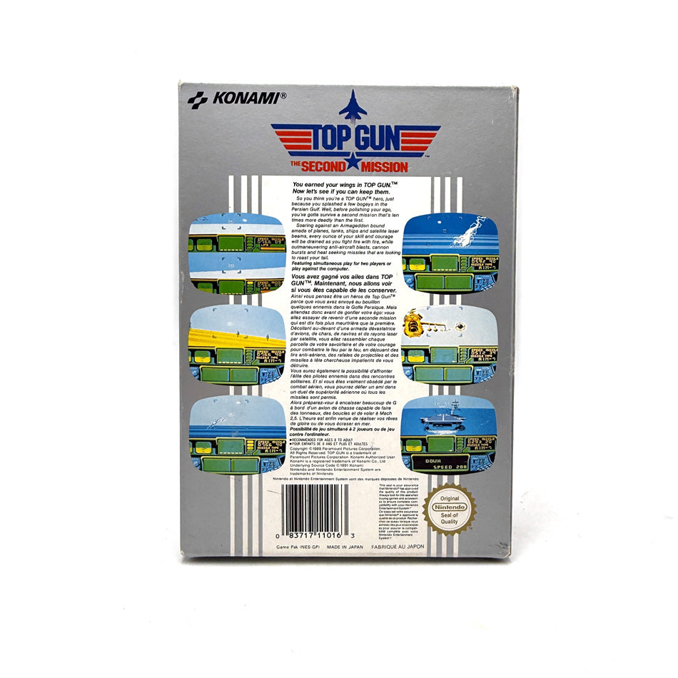 Top Gun The Second Mission Nintendo NES