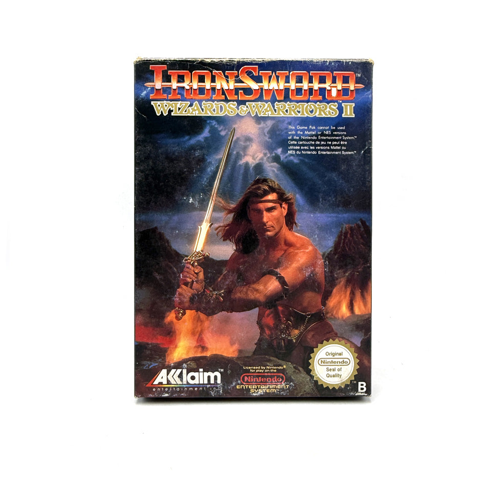 Iron Sword Wizards & Warriors II Nintendo NES