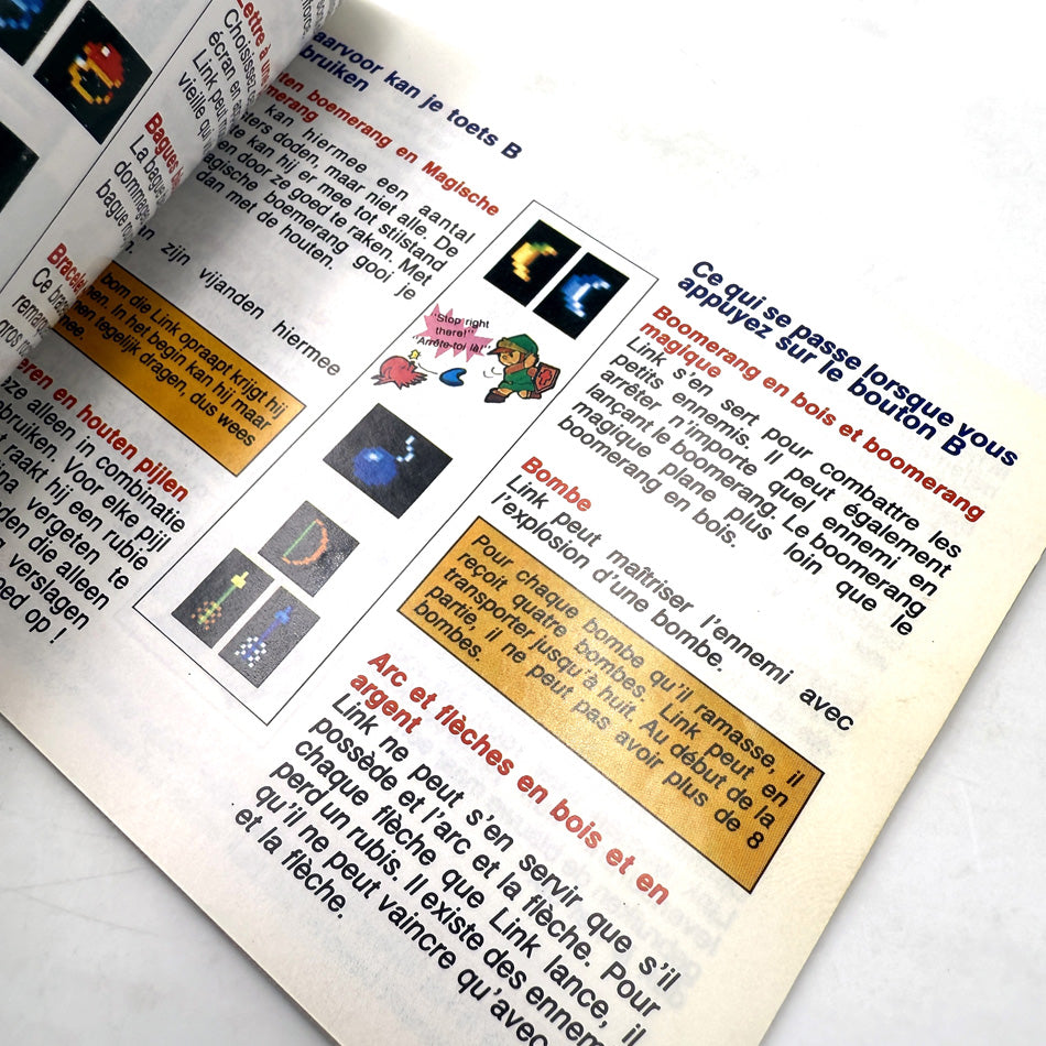 Notice The Legend Of Zelda Nintendo NES