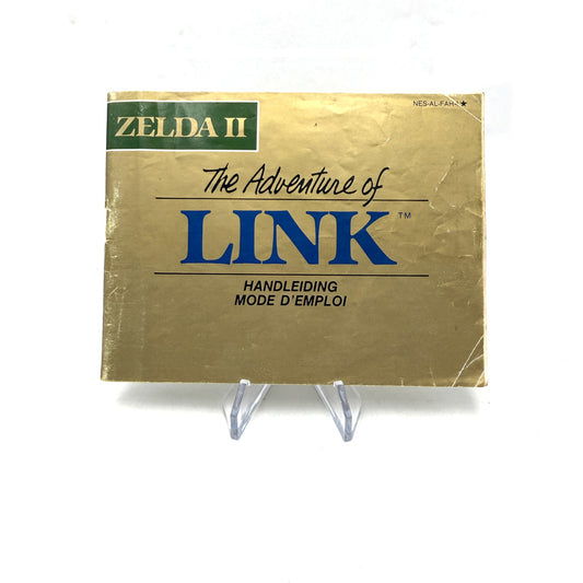 Notice Zelda II The Adventure Of Link Nintendo NES