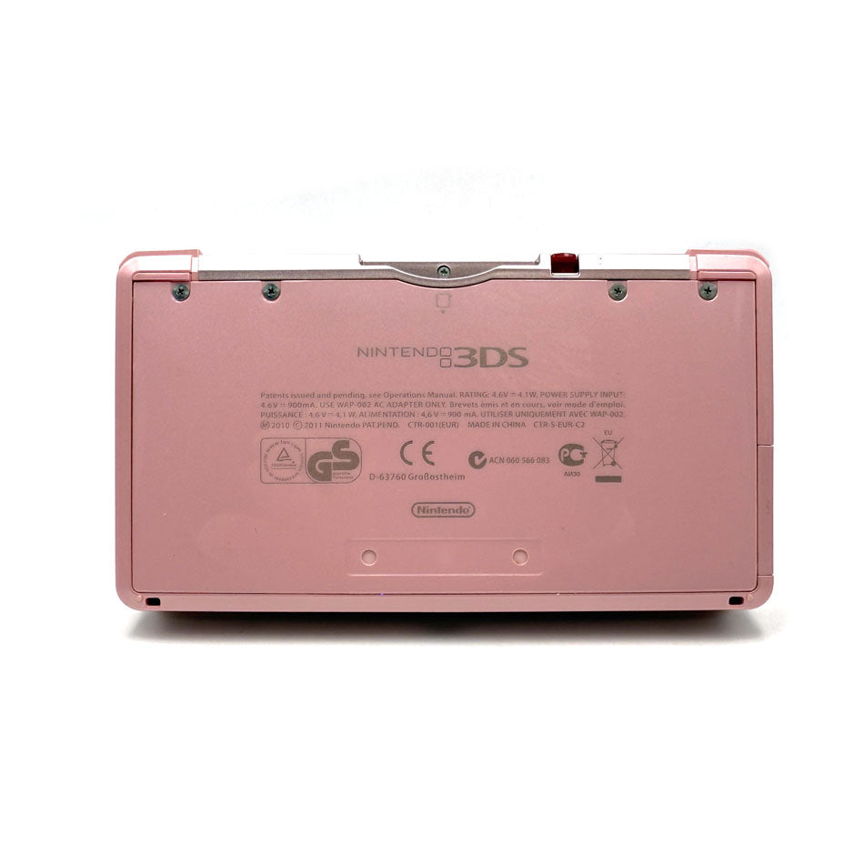 Console Nintendo 3DS Coral Pink + 3 jeux