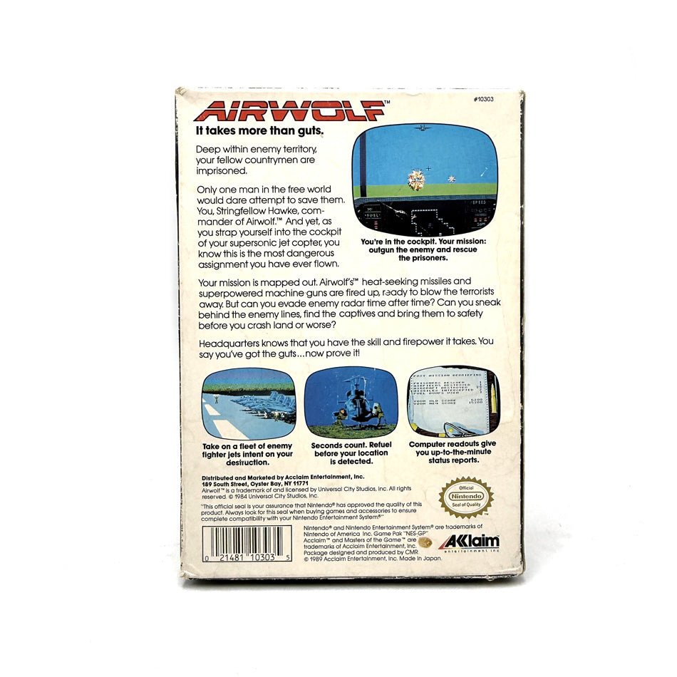 Airwolf Nintendo NES