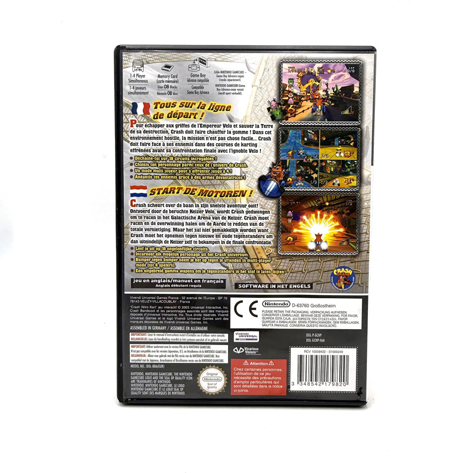 Crash Nitro Kart Nintendo Gamecube