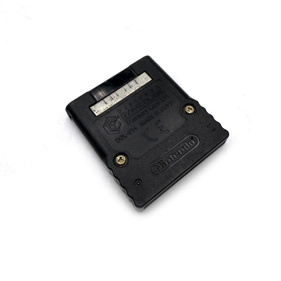 Carte mémoire 251 Blocs Nintendo Gamecube Noire (DOL-014)