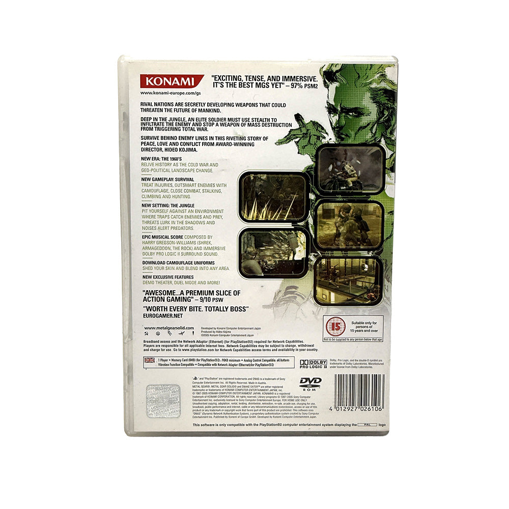 Metal Gear Solid 3 Snake Eater PlayStation 2