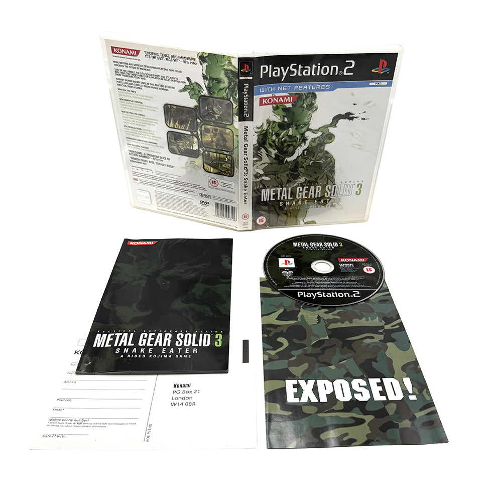 Metal Gear Solid 3 Snake Eater PlayStation 2 – Retromania