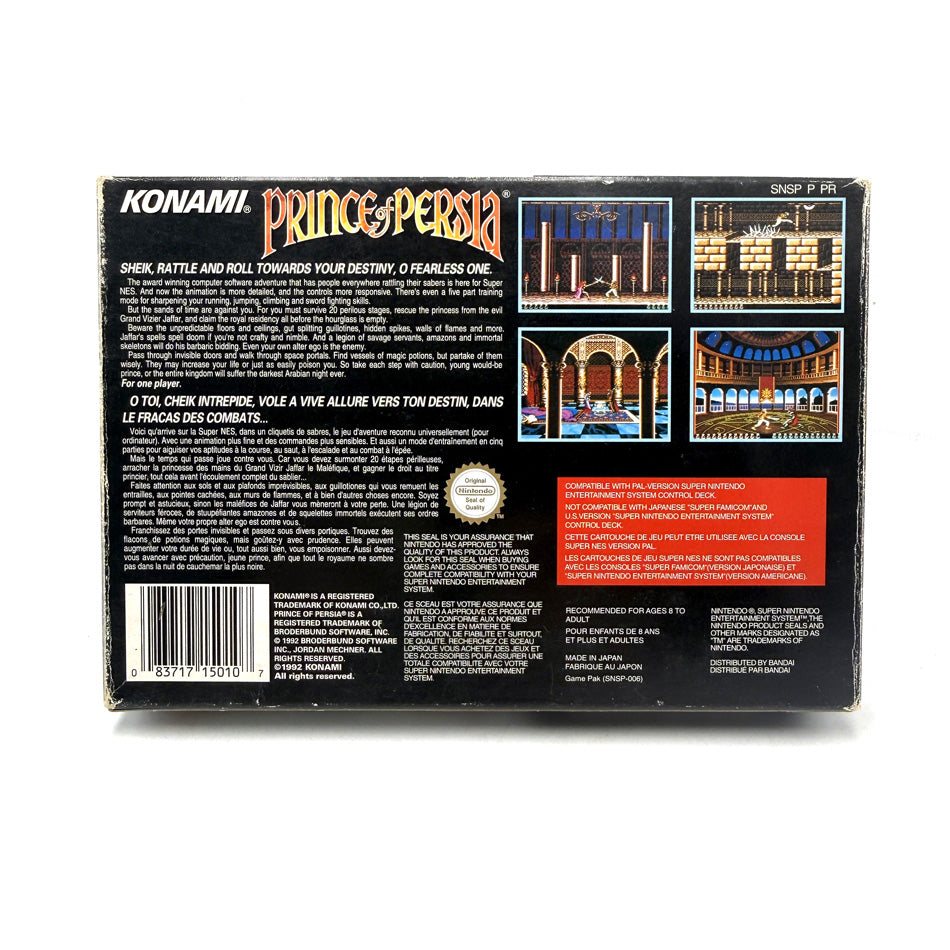 Prince Of Persia Super Nintendo