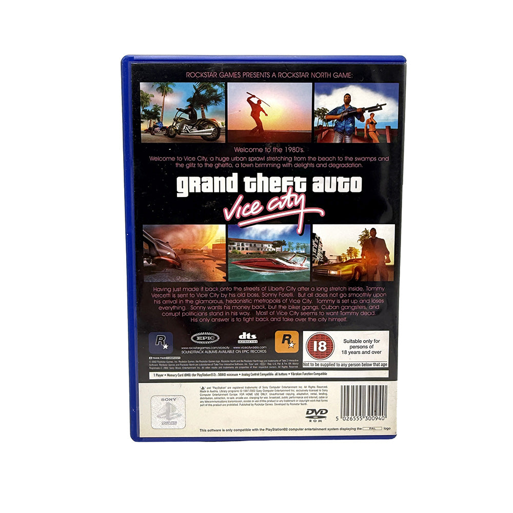 Grand Theft Auto Vice City PlayStation 2 (GTA Vice City)