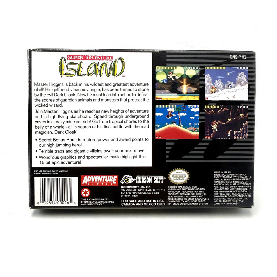 Adventure Island Super Nintendo (US) 