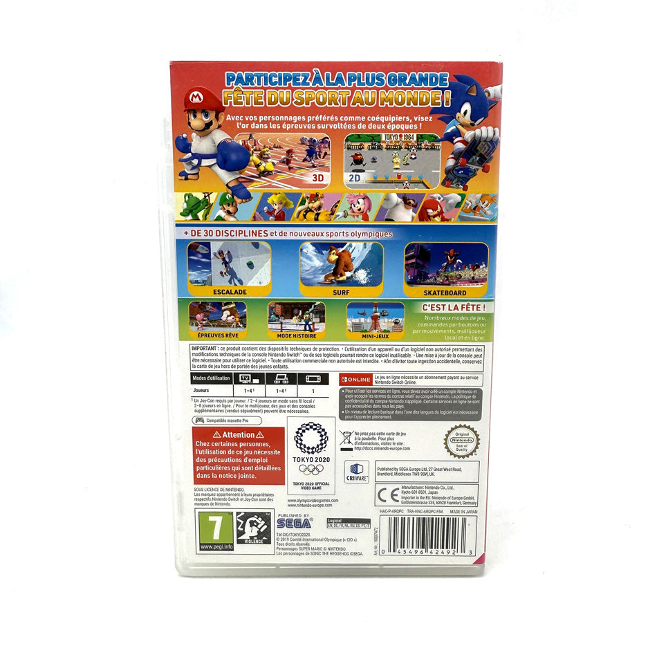 Mario & Sonic Aux Jeux Olympiques Tokyo 2020 Nintendo Switch