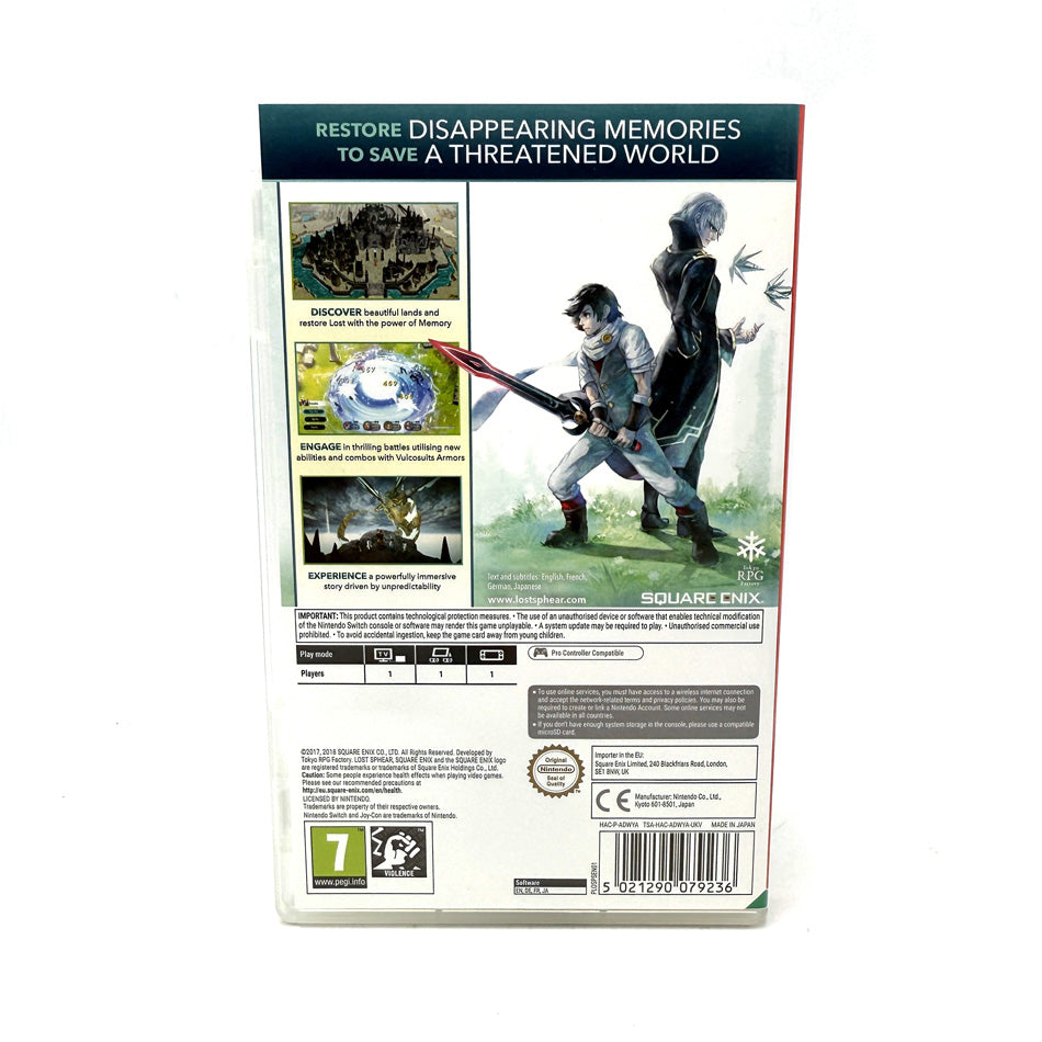 Lost Sphear Nintendo Switch
