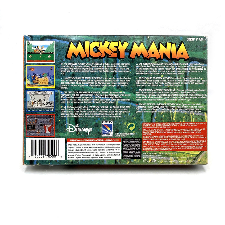 Mickey Mania Super Nintendo