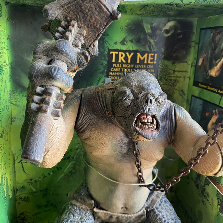 Figurine Sound & Action Cave Troll The Lord of the Rings Toy Biz Ideal (2001)