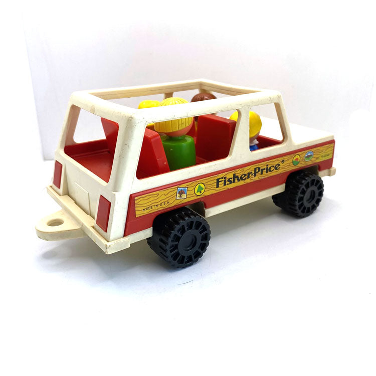 Jouet Fisher-Price Vintage (1979) Little People Jeep