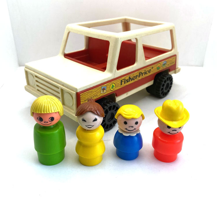 Jouet Fisher-Price Vintage (1979) Little People Jeep