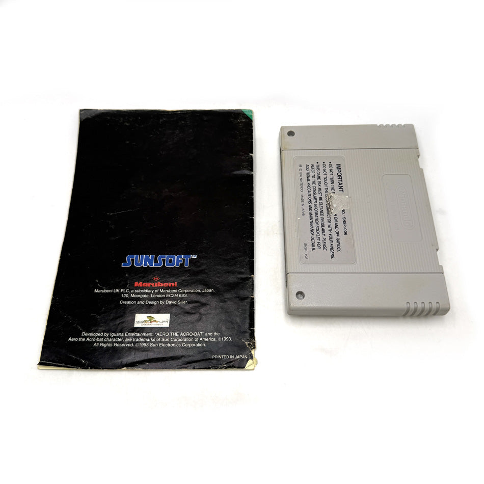 Aero The Acro-Bat Super Nintendo
