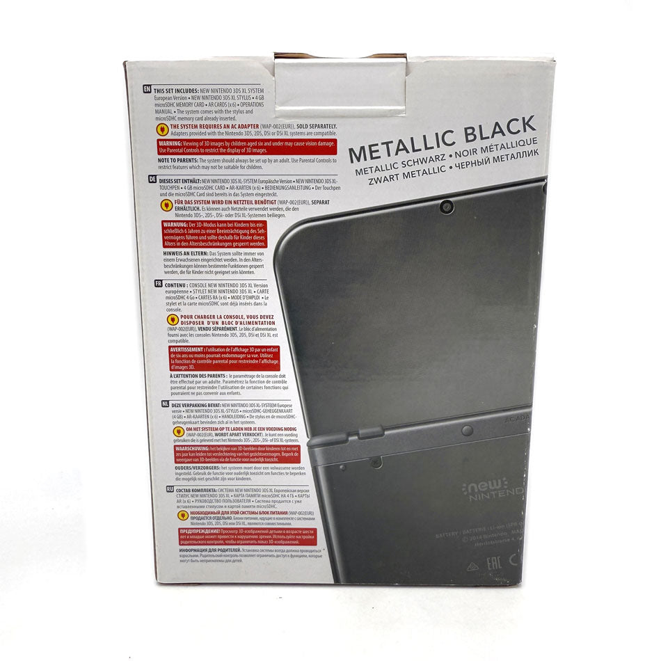 Console Nintendo New 3DS XL Metallic Black