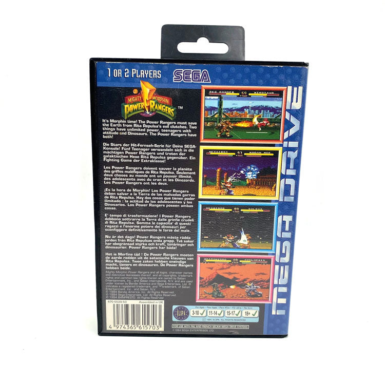 Mighty Morphin Power Rangers Sega Megadrive