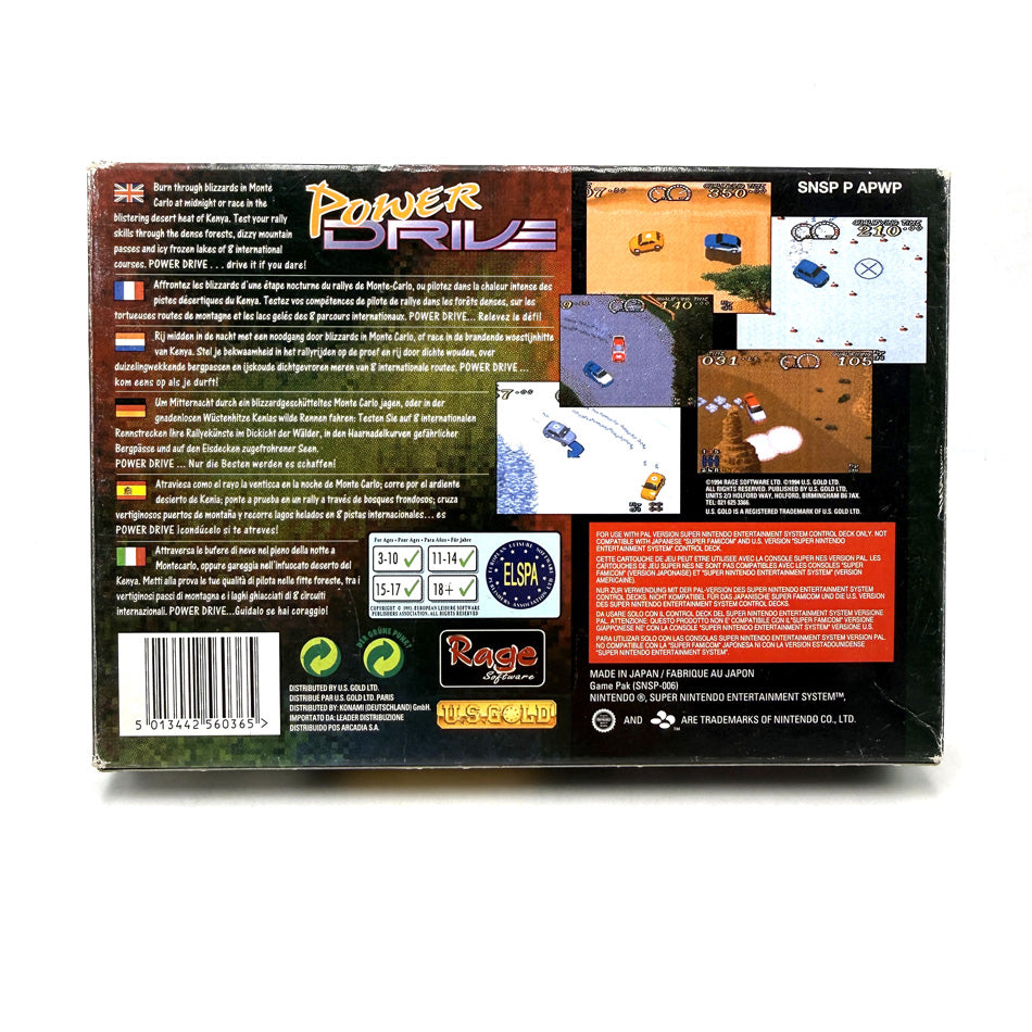 Power Drive Super Nintendo
