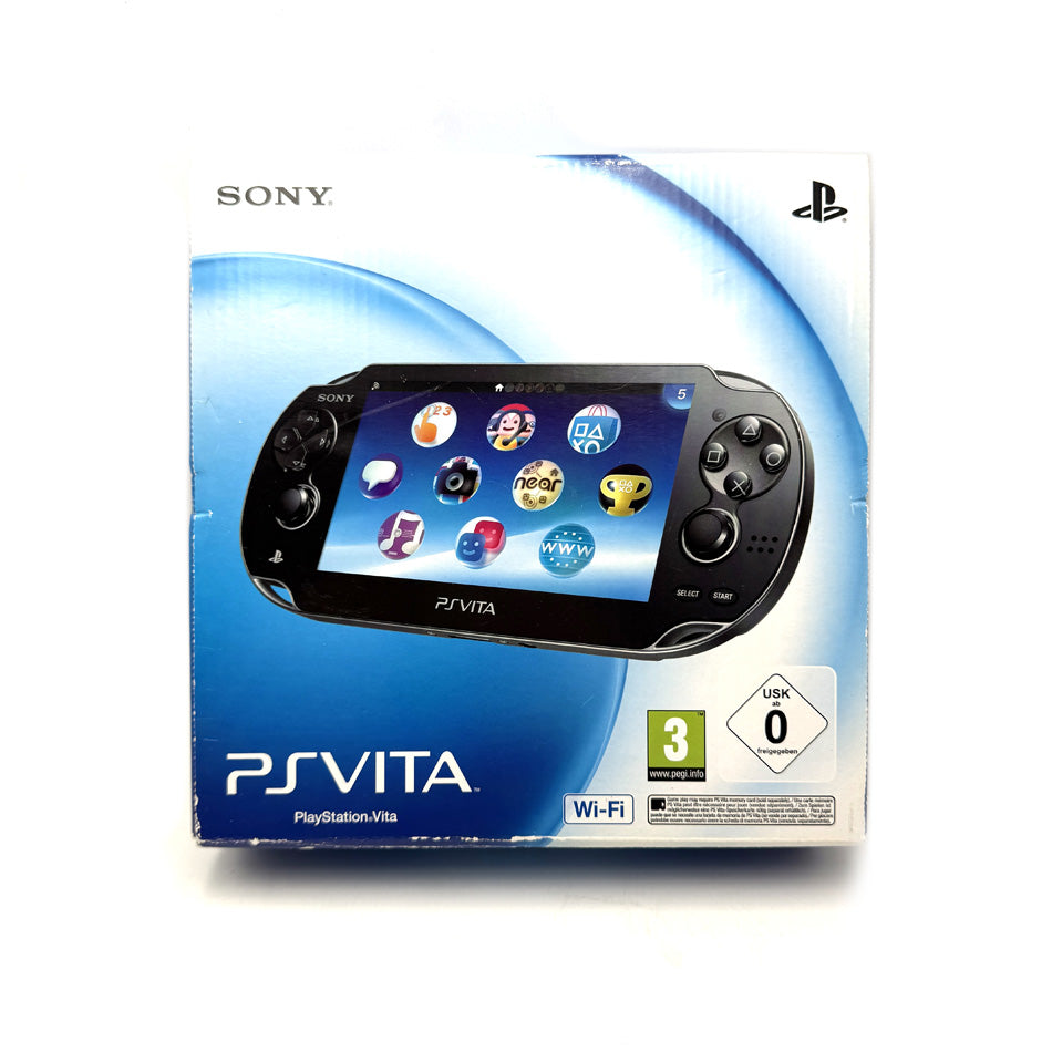 Console Playstation PS Vita Wi-Fi PCH-1004 Crystal Black (OLED) + Carte Mémoire 4 Go