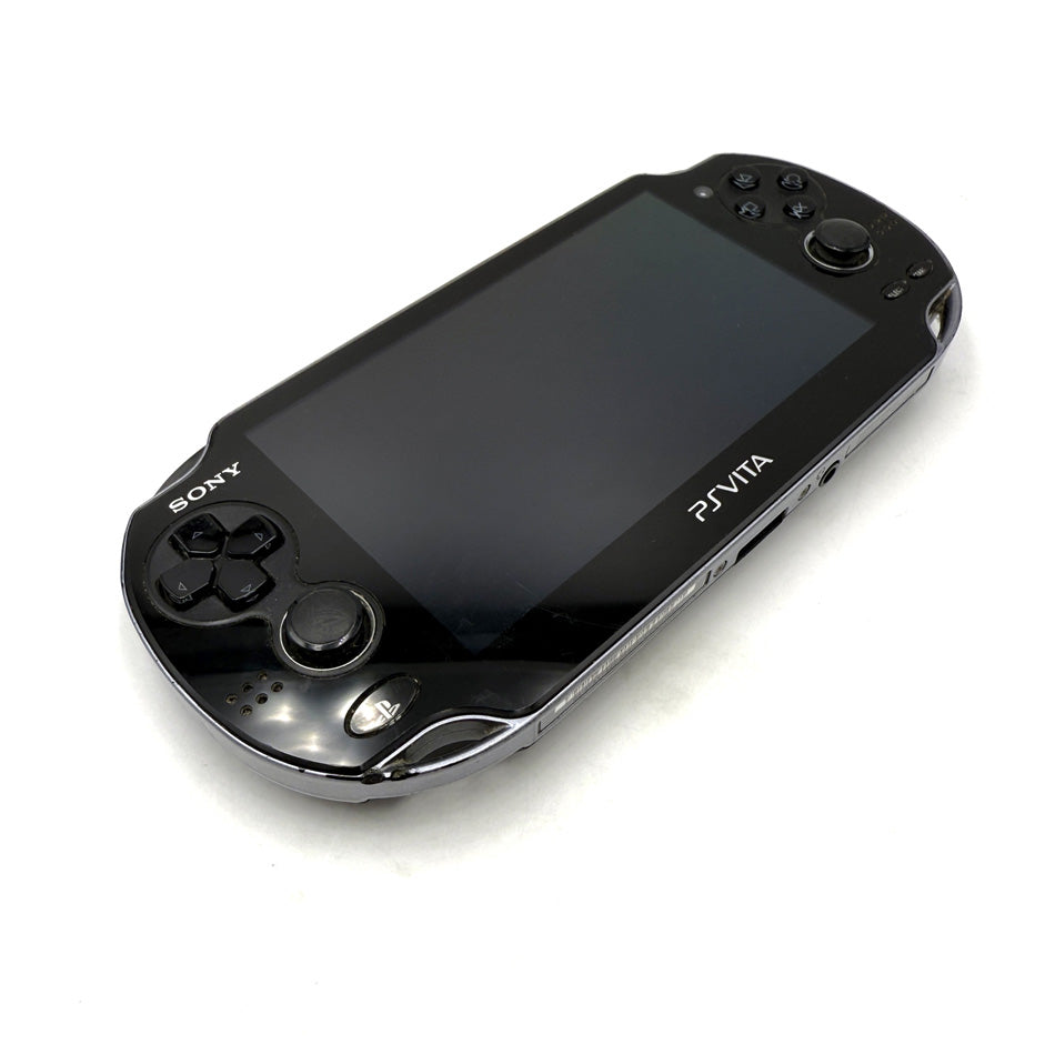 Console Playstation PS Vita Wi-Fi PCH-1004 Crystal Black (OLED) + Carte Mémoire 4 Go