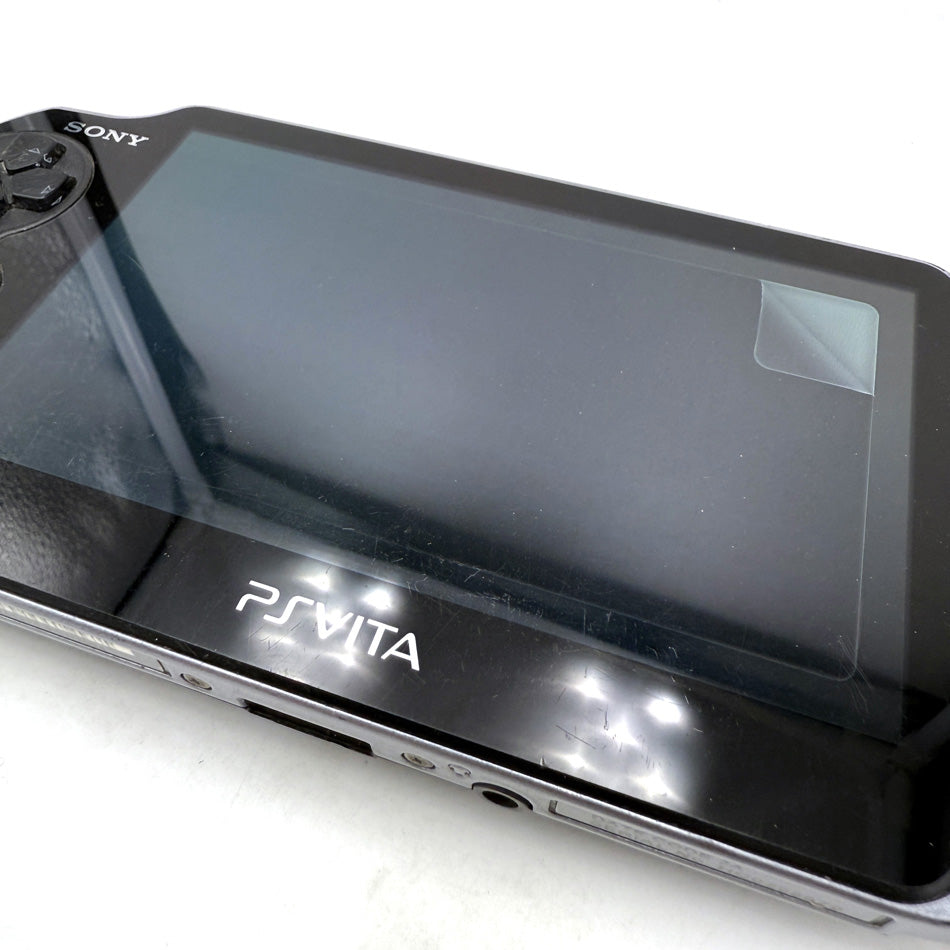 Console Playstation PS Vita Wi-Fi PCH-1004 Crystal Black (OLED) + Carte Mémoire 4 Go