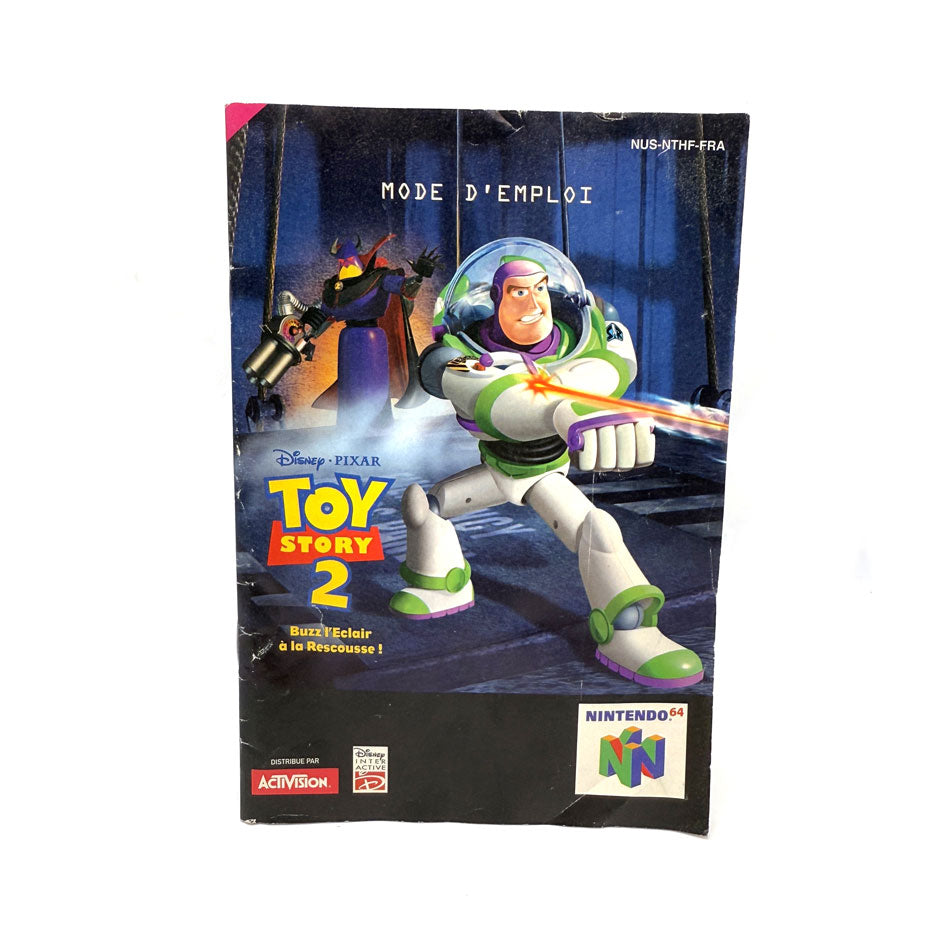 Notice mode d'emploi Toy Story 2 Buzz L'Eclair à la Rescousse Nintendo 64