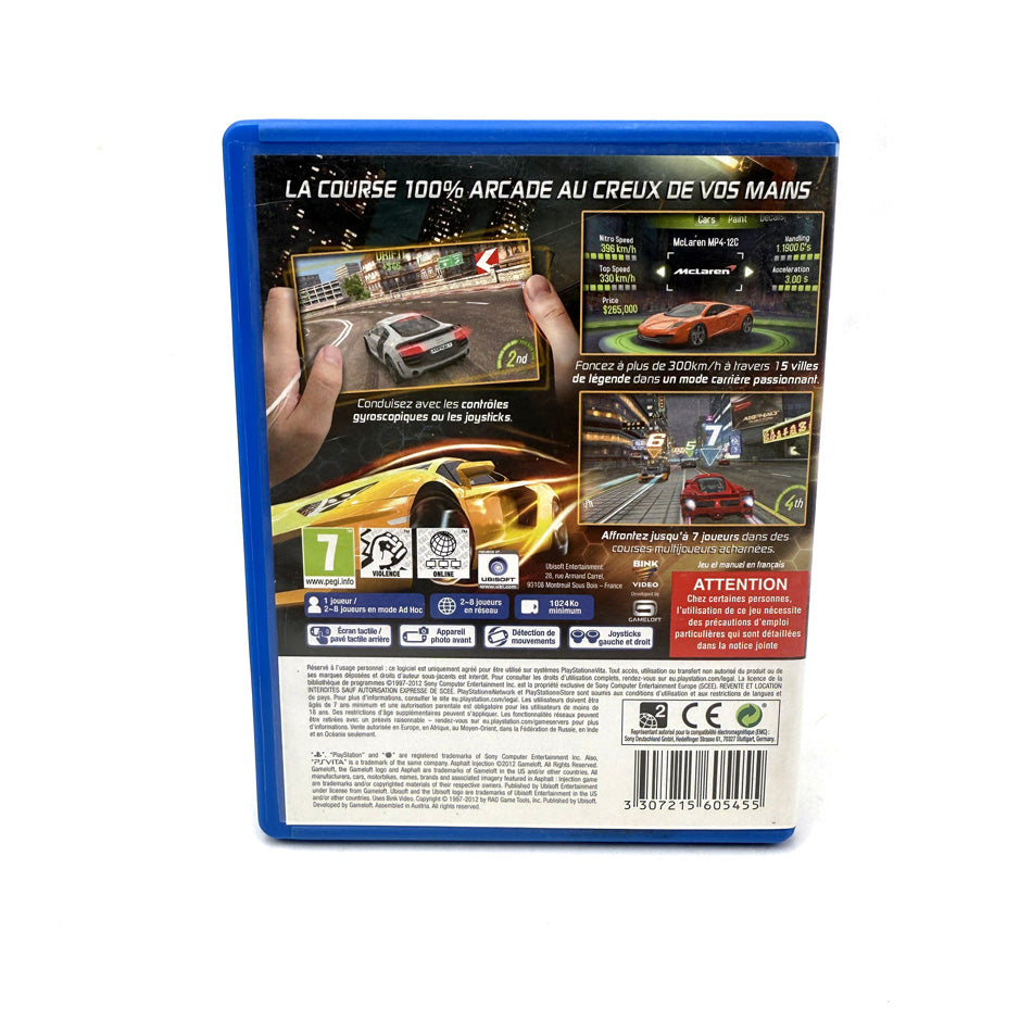 Asphalt Injection Playstation PS Vita