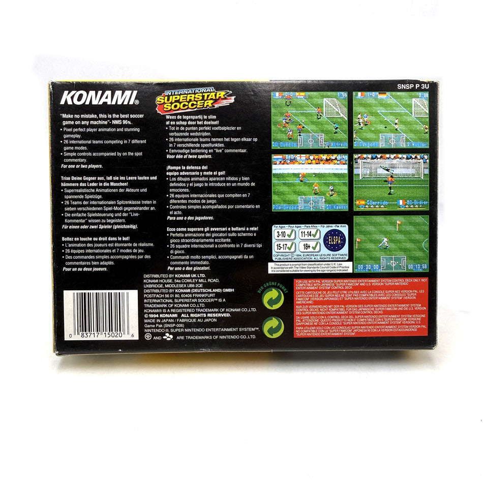 International Superstar Soccer Super Nintendo