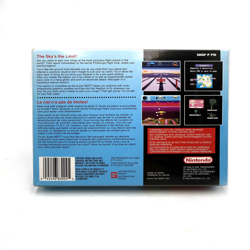 Pilotwings Super Nintendo