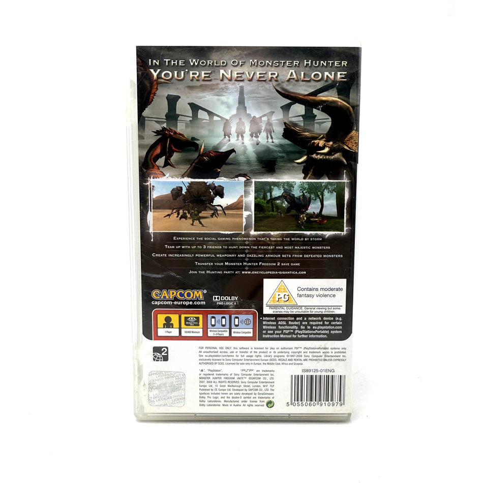 Monster Hunter Freedom Unite Playstation PSP