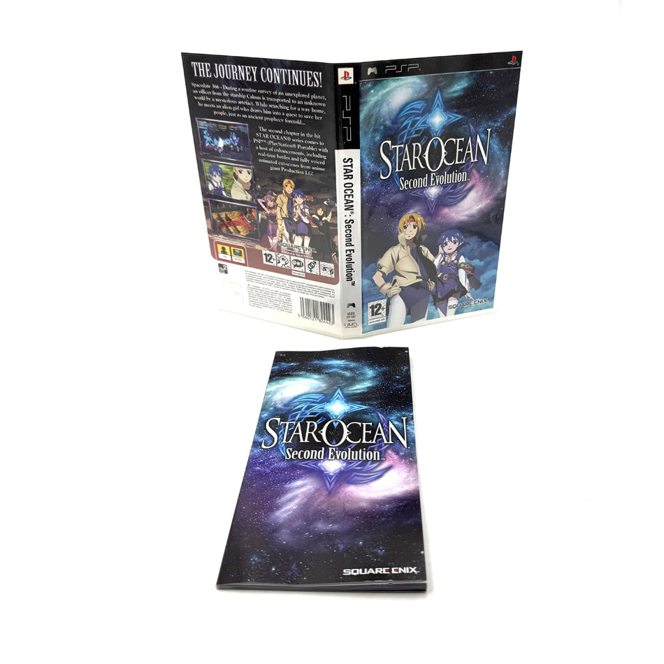 Boite et notice Star Ocean Second Evolution Playstation PSP